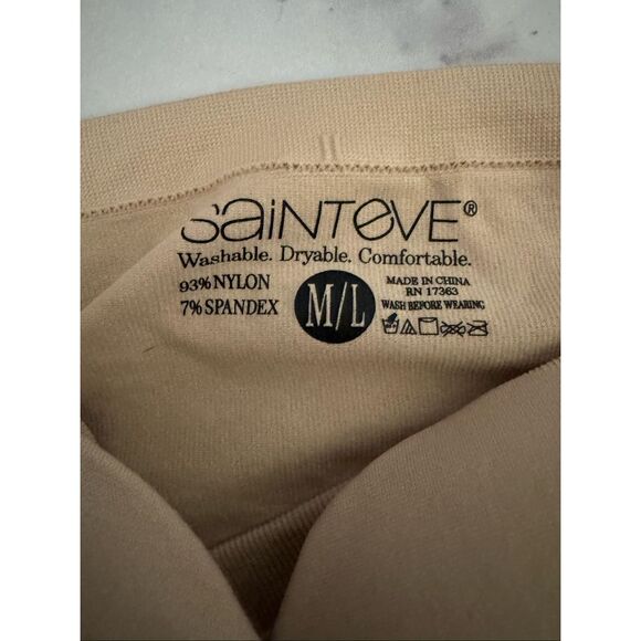 Saint Eve M/L tan bandeau padded excellent condition pullover strapless bra - Picture 4 of 5